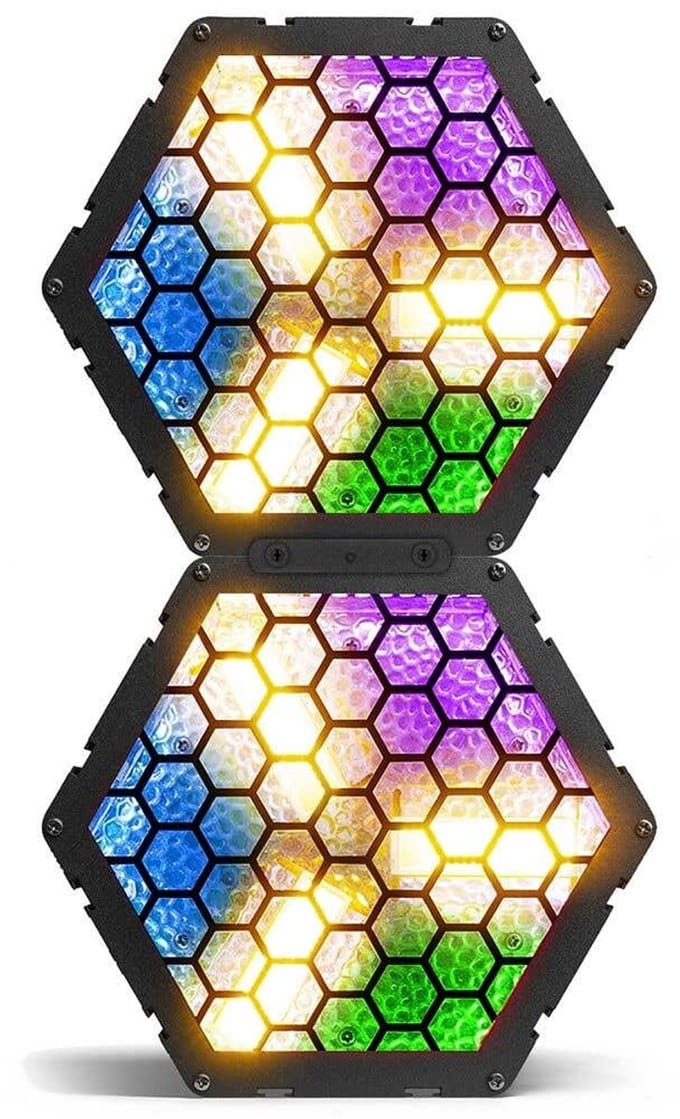 BeamZ Set van 2x RB90 Retro Blinders - 3x 30W RGB/WW LED’s