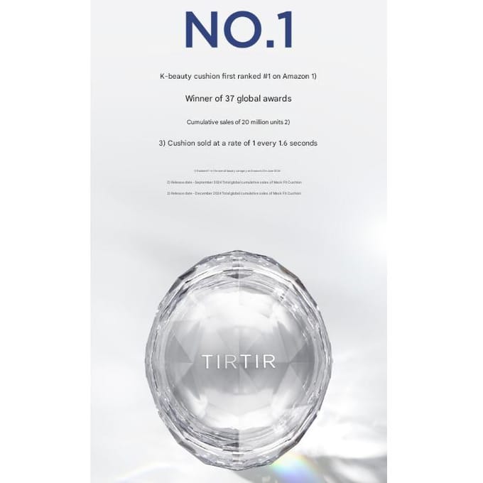 Tirtir Mask Fit Crystal Mesh Mini Cushion 23N sand