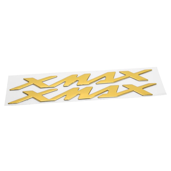 Paire d'Autocollants Emblème de Moto Autocollants 3D pour XMAX XMAX 125 250 400(Jaune ) jaune