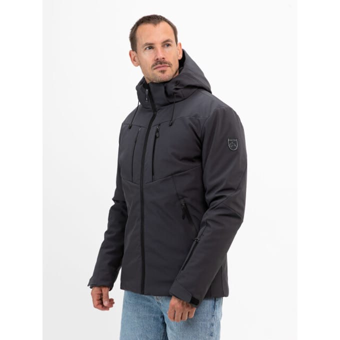 FALCON - boris - Ski jack heren - Zwart, wit