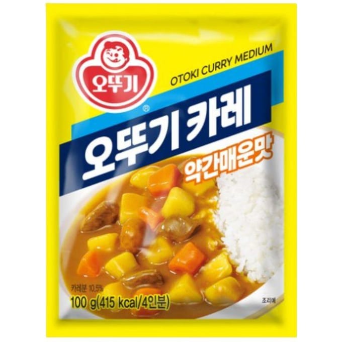 Otoki Koreaanse Curry Korrels Milde Pittige Smaak Instant Curry Poeder 100g 3ea