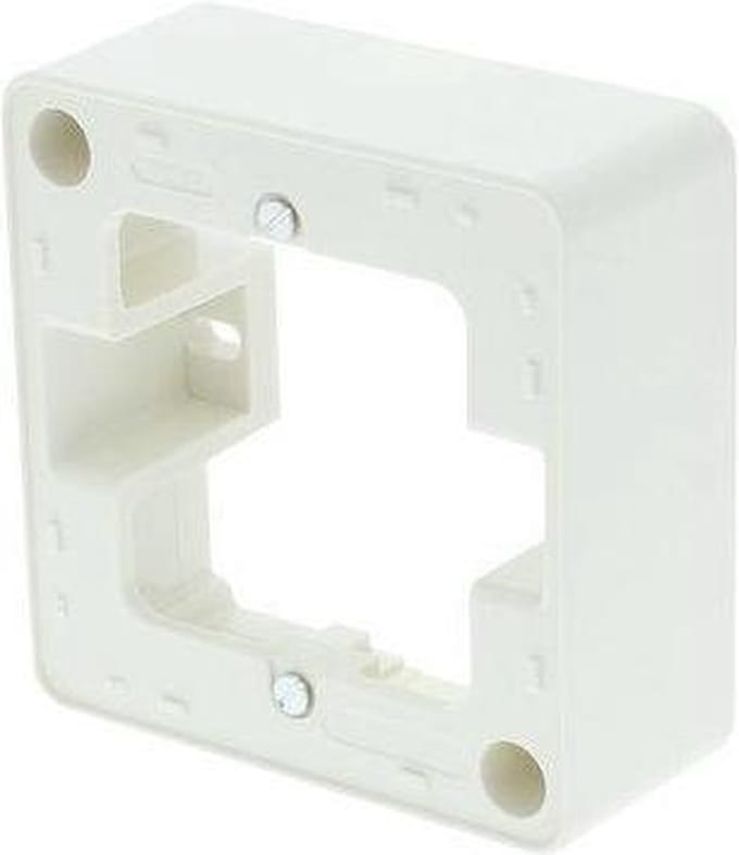 Berker M2 Opbouw Afdekplaat - 1-voudig - Crème