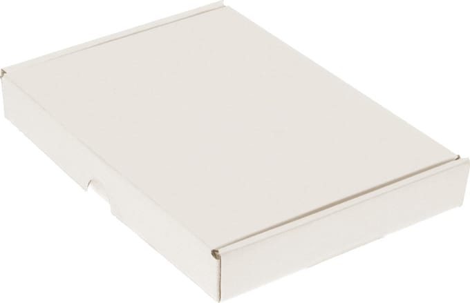 Raadhuis brievenbusdoos - 210x150x27mm - wit - 25 stuks