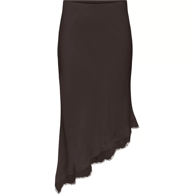 ONLY - ONLFARAYA SATIN LACE SKIRT WVN Dames Rok