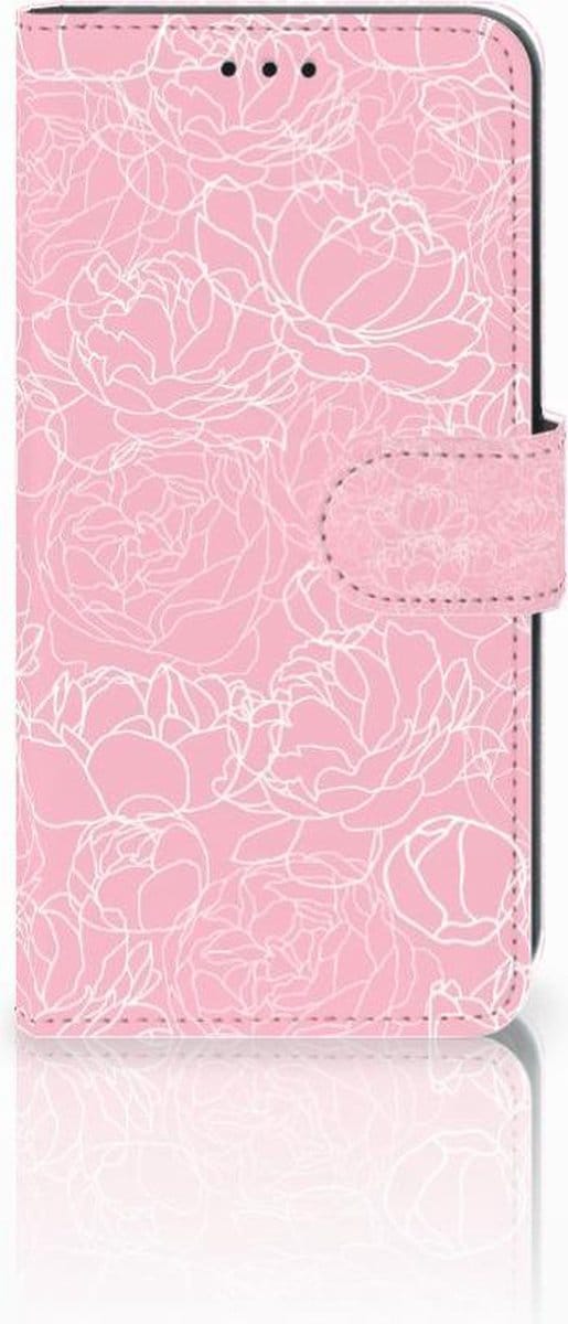 Xiaomi Mi A2 Lite Hoesje White Flowers