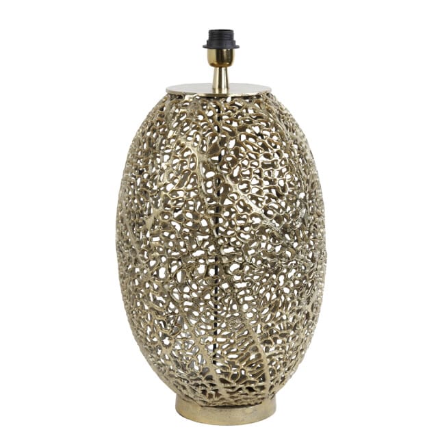 Light & Living Tafellamp Sinula 55cm - Goud (excl. kap)