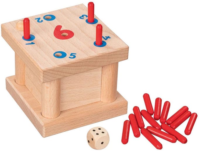 GOKI Gezelschapsspel - The Tricky - 42 Delen - Hout - 5 Jaar