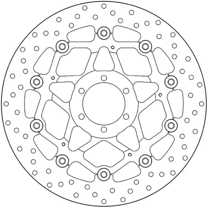 Brembo 78b40870 Remschijf Voor Zilver