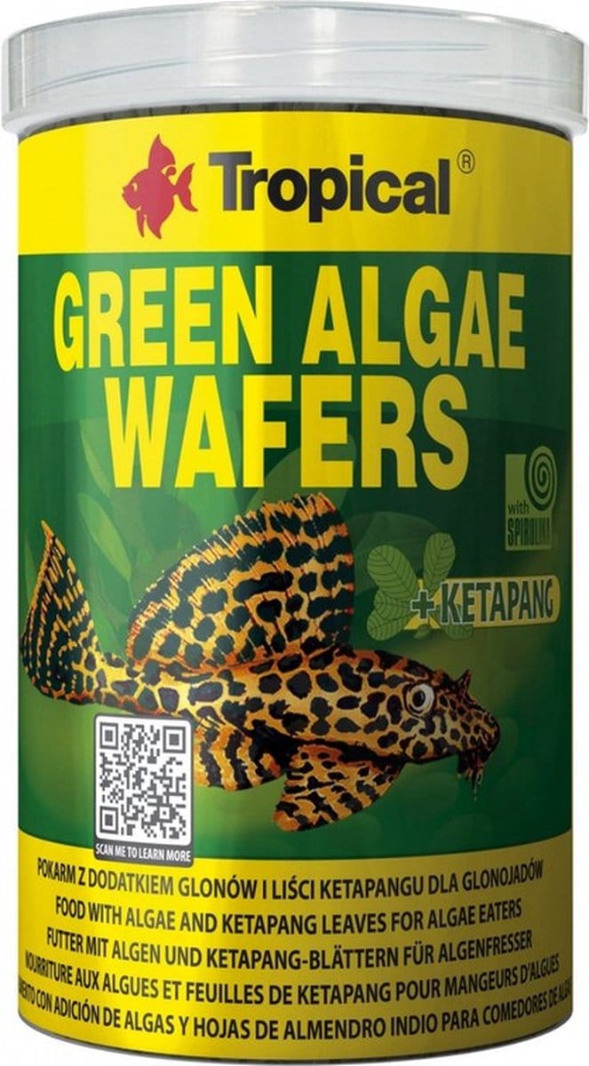 Tropical Green Algae Wafers 250 ml. / 113 g.