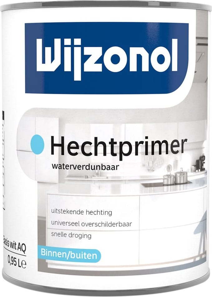 Wijzonol Hechtprimer 1 Liter 100% Wit