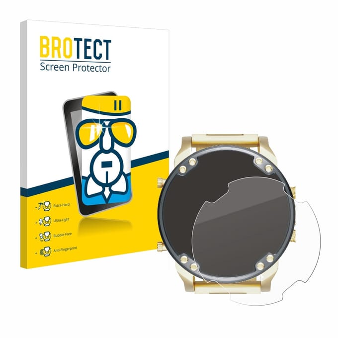 Screenprotector voor Diesel DZ7333 Mr. Daddy 2.0 Beschermglas transparant