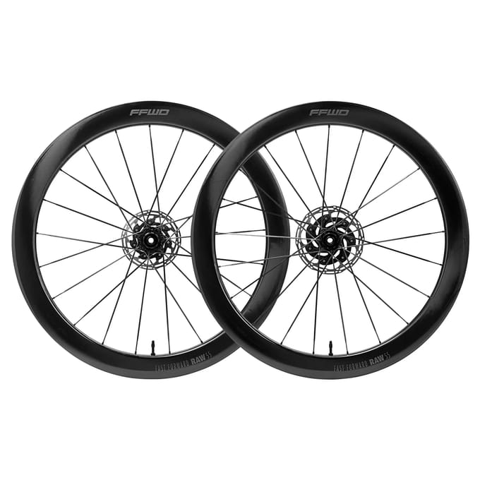 Paar tlr schijfwielen Fast Forward RAW 55 - Ceramicspeed/Shimano