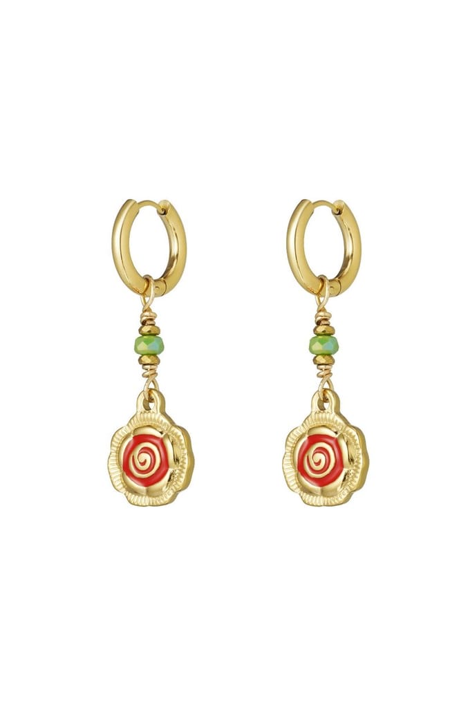 oorbellen rose glow