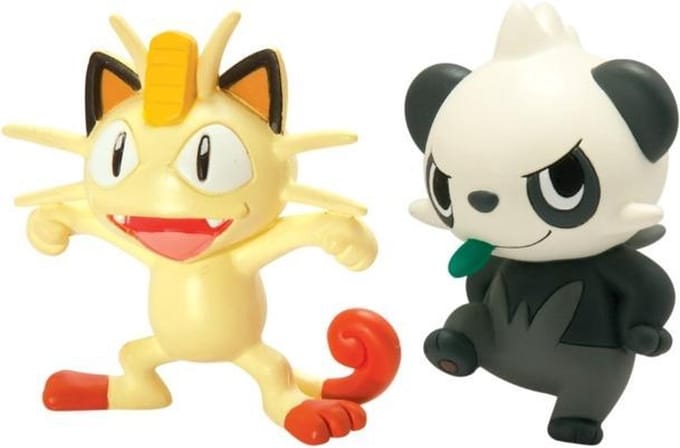 Tomy Pokémon Actiefiguren Meowth Vs. Pancham