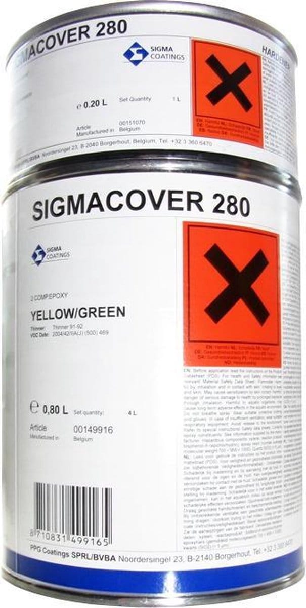 Sigmacover 280 - 1 Liter - Yellow Green