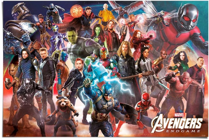 Poster Marvel - Avengers Endgame - 61 x 91,5 - Papier - REINDERS