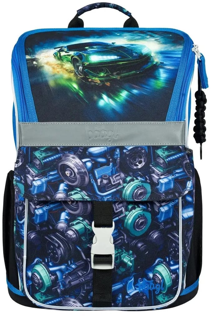 Baagl Rugzak Zippy Racing Car 18L