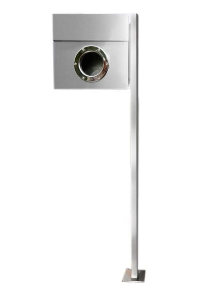 Radius - Letterman staande brievenbus 1 - zilver