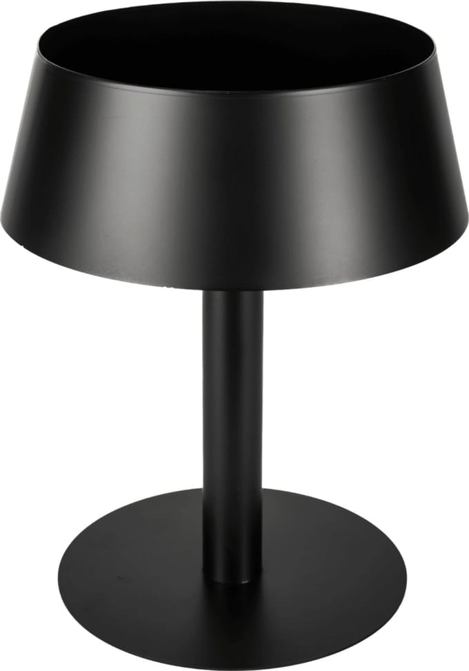 LaFerrotecnica Vuruschaal / Vuurlamp model LAMPADA ALTA Zwart Hittebestendig