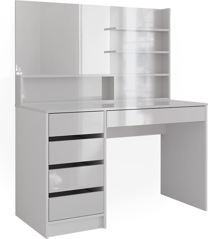 Vicco Sherry Kaptafel – 120 cm met spiegel Wit