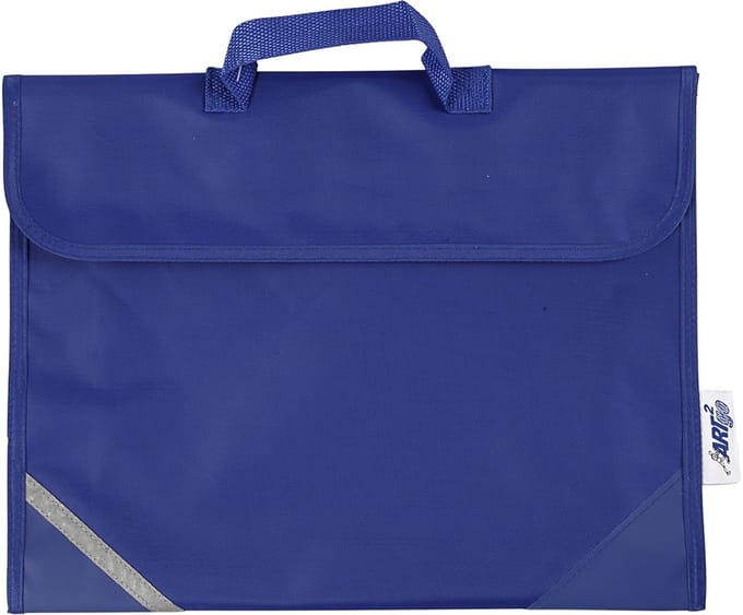Schooltas afm 36x29 cm diepte 9 cm blauw 1stuk
