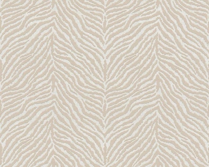 DIERENHUID "ZEBRA" BEHANG - Wit Beige - Dierenhuid behang - AS Creation Trendwall