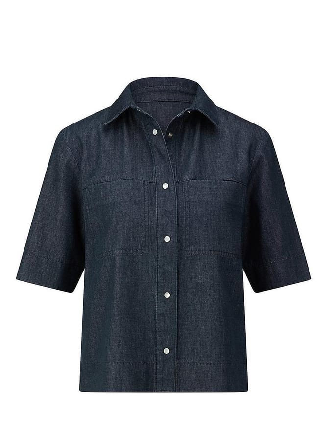 Jeansblouse Van BASLER denim
