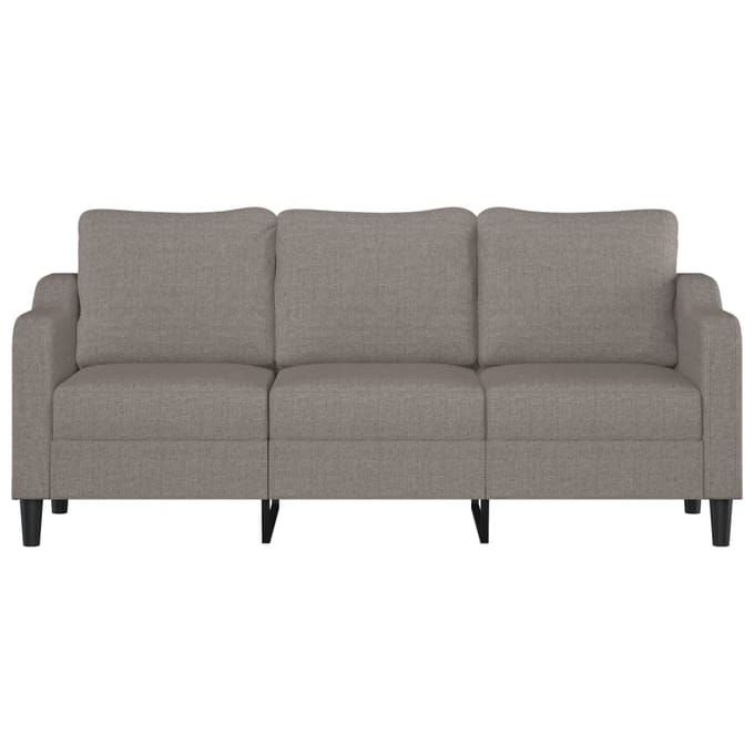 vidaXL - Driezitsbank - 180 - cm - stof - taupe