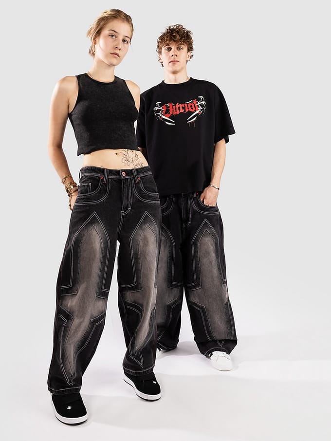 Vitriol Void Jeans zwart