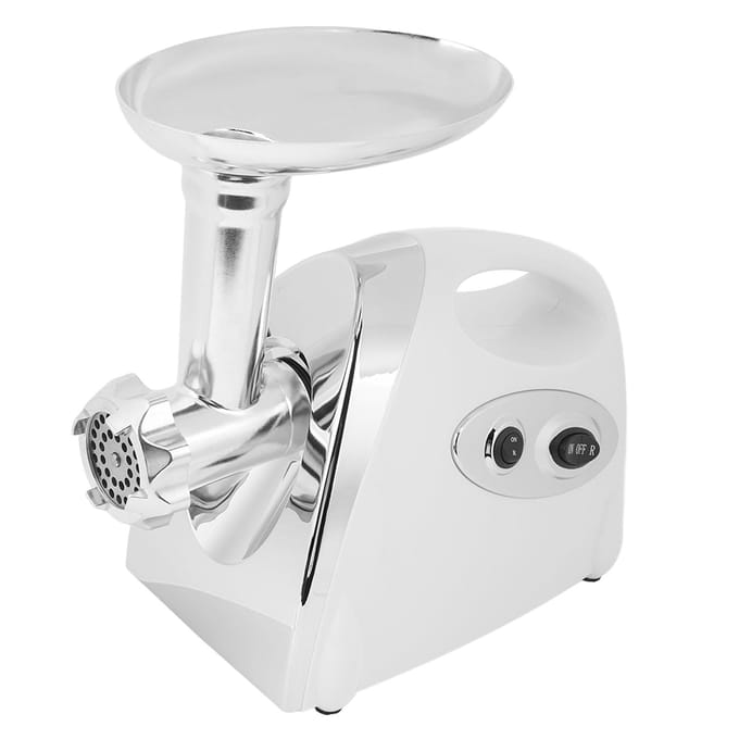 Hachoir à viande électrique multifonction automatique haute puissance, blanc L white