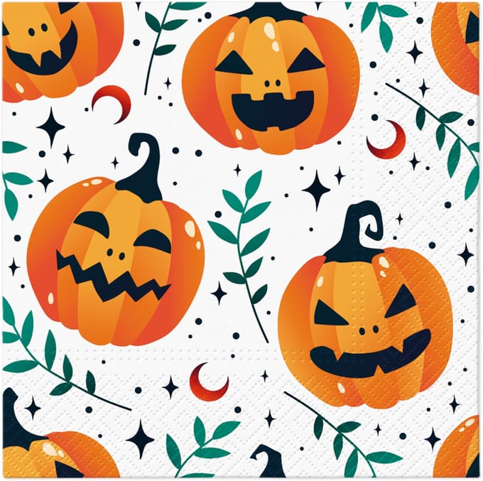 Lunch servetten Mystic Pumpkin Patch - PAW Decor - 33x33 cm