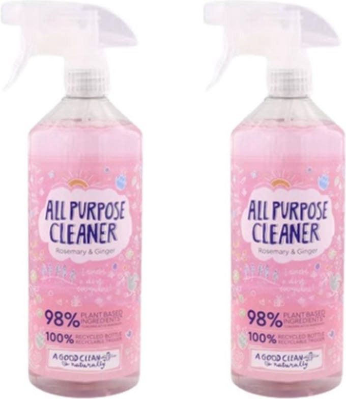 Allesreiniger - Schoonmaakmiddel - All purpose cleaner - Set van 2 flessen - Multifunctionele reinigingsspray