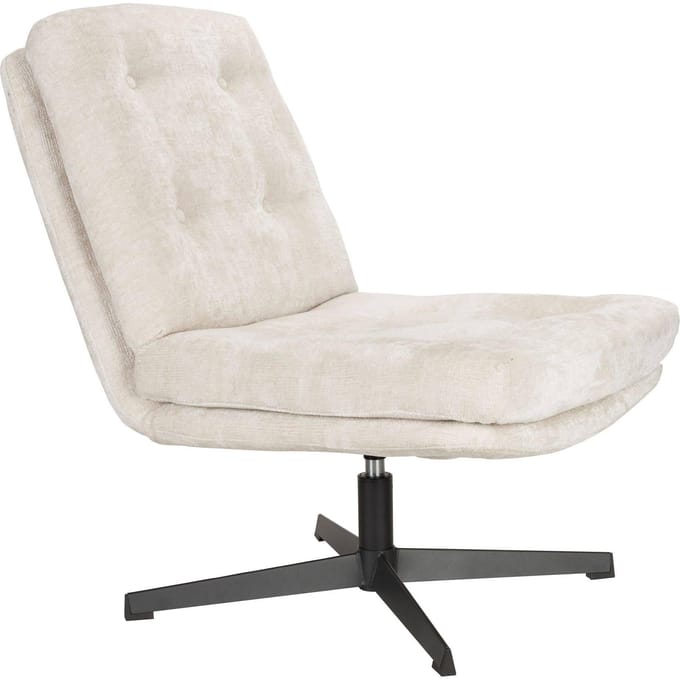 Housecraft Living Kai Loungestoel/ fauteuil Off White