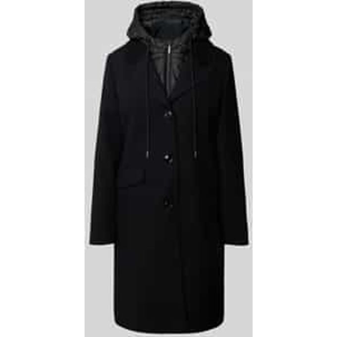 Regular fit lange jas met viscose