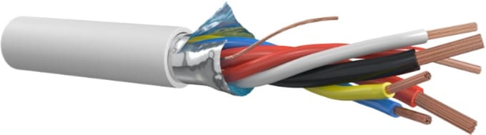 Dynamic alarmkabel LiH(st)H 8x0.22mm² Cca-s1,d0,a1 per haspel 500 meter