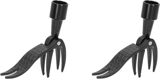 Draagbare Aluminium Puller Set van 2 Stuks, Handmatige Onkruidverwijderaar en Tuingereedschap voor Efficiënt Weeding