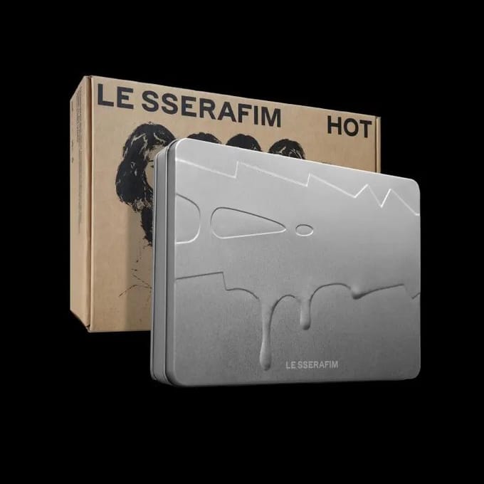 LE SSERAFIM - [HOT] 5e Mini Album Version TIN CASE Case