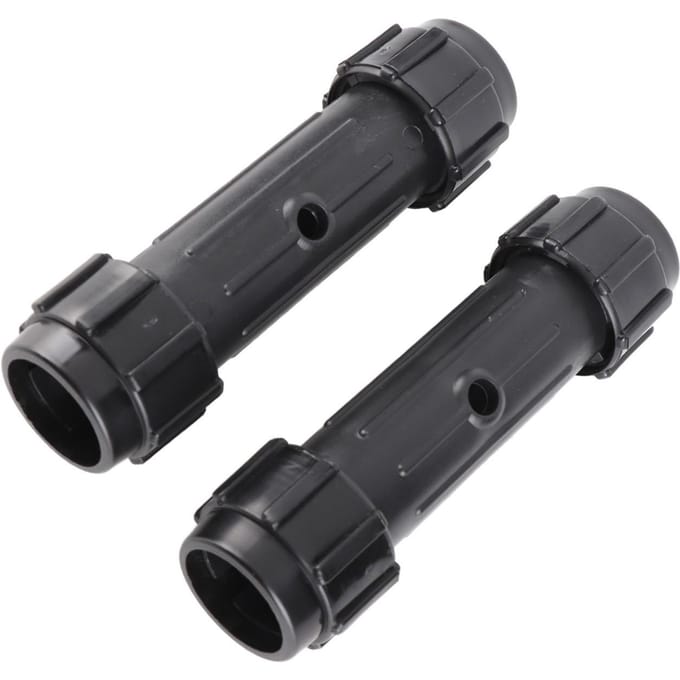 2 stuks Plastic Peddelconnector Vervangingsaccessoire voor Kajak Opblaasboot black