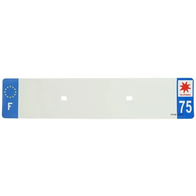 Nummerplaatstrip voor pvc Top Plaq 75