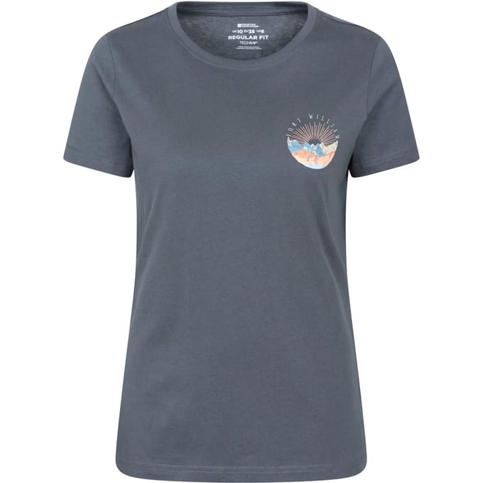 Mountain Warehouse Dames Fort William Boomring T-shirt (Donkerblauw)