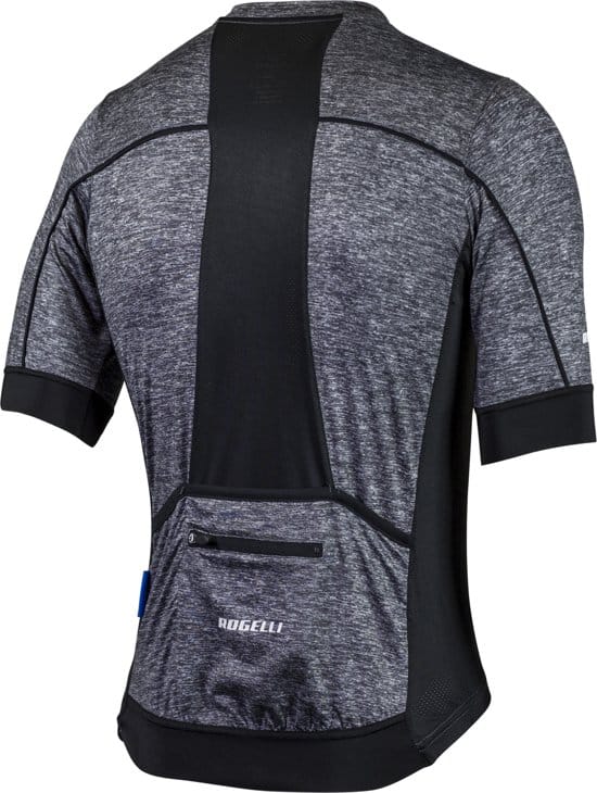 Rogelli Passo Fietsshirt - Heren - Maat S - Korte mouwen - Grijs melange