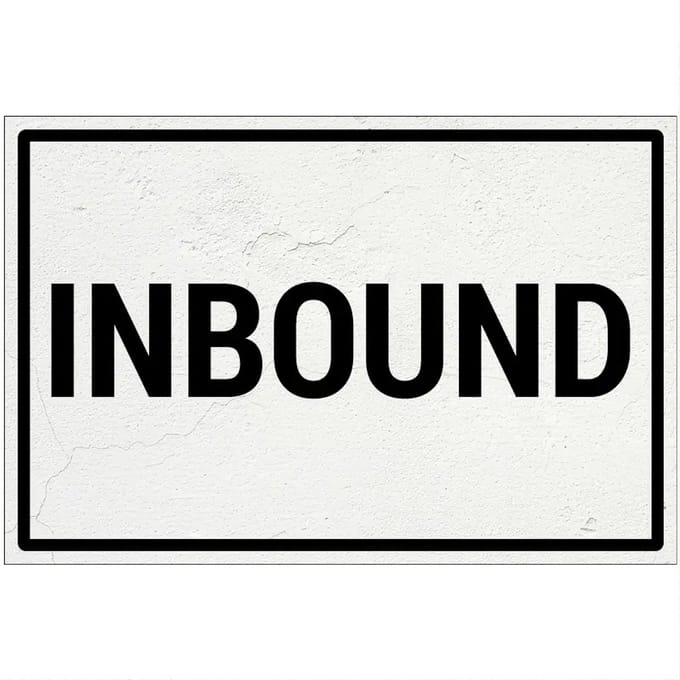 Inbound bord | Forex Re materiaal | 30 x 20 cm
