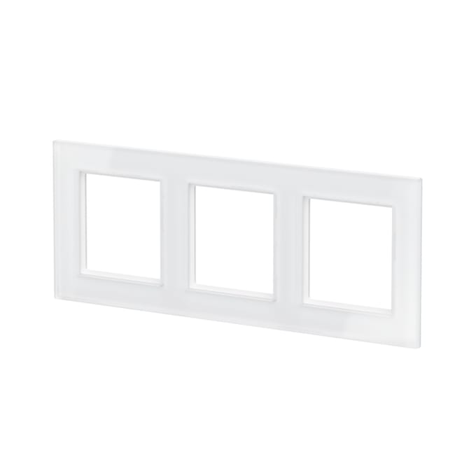 Homematic IP Glas - Afdekraam - 3-voudig - Wit