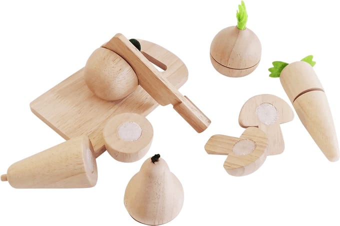 Petite Amélie Houten Speelgoed - Groente- en fruit set - Vanaf 3 jaar