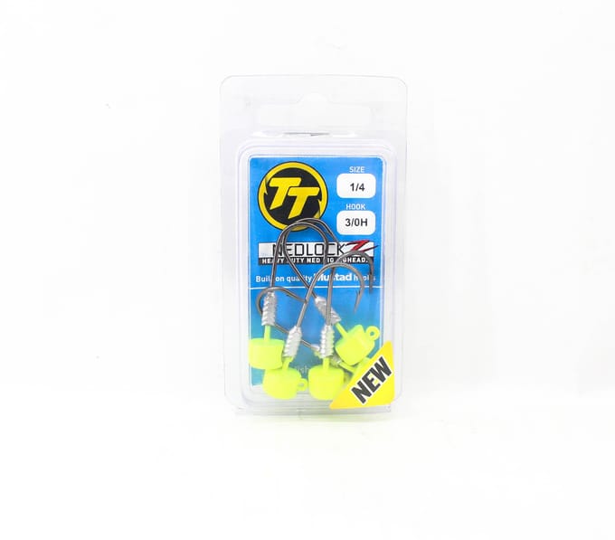 Tableau des têtes plombées Tackle Tactics TT Nedlockz HD 1/4 oz 3/0H 5/paquet (7700) blue
