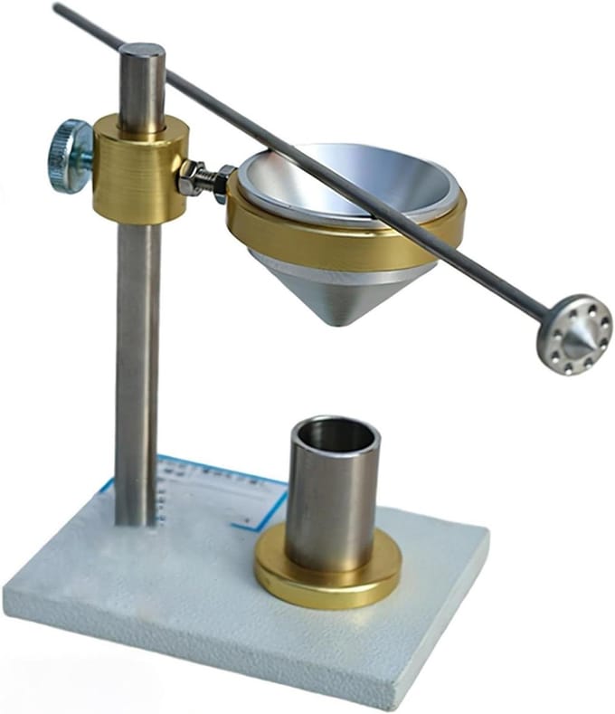 Bodemvochtigheid tester - Maatbeker roerder - Geotechnische analyse - Verbeterde test precisie - 10 ml capaciteit - Grijs
