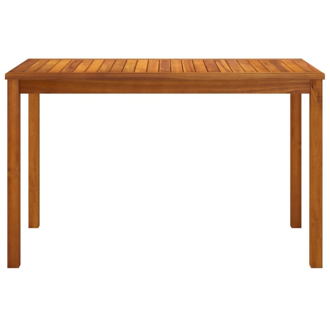 vidaXL - Tuintafel - 110x55x67 - cm - massief - acaciahout