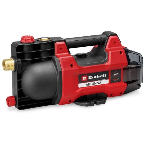 Einhell Accu Tuinpomp AQUINNA 18/28 Li Solo - Power X-Change - 18 V/Li-ion - 2800 l/u - Max. opvoerhoogte: 25 m - ECO/Boost modus - Overbelastings- en vorstbeveiliging - Excl. accu en lader
