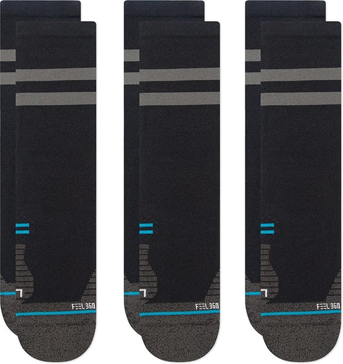 Stance unisex performance freshtek infiknit 3P sokken franchise ultralight zwart