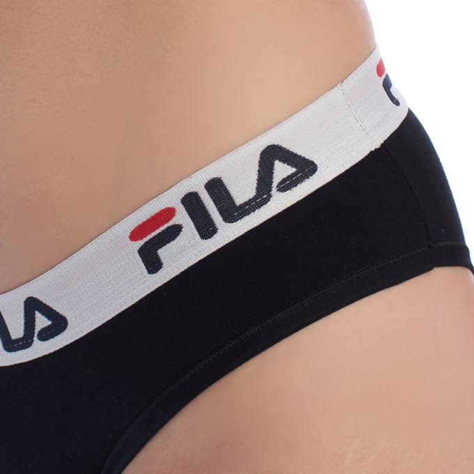 Fila - Woman Slip Elastic Band - Zwart - Dames - maat  L
